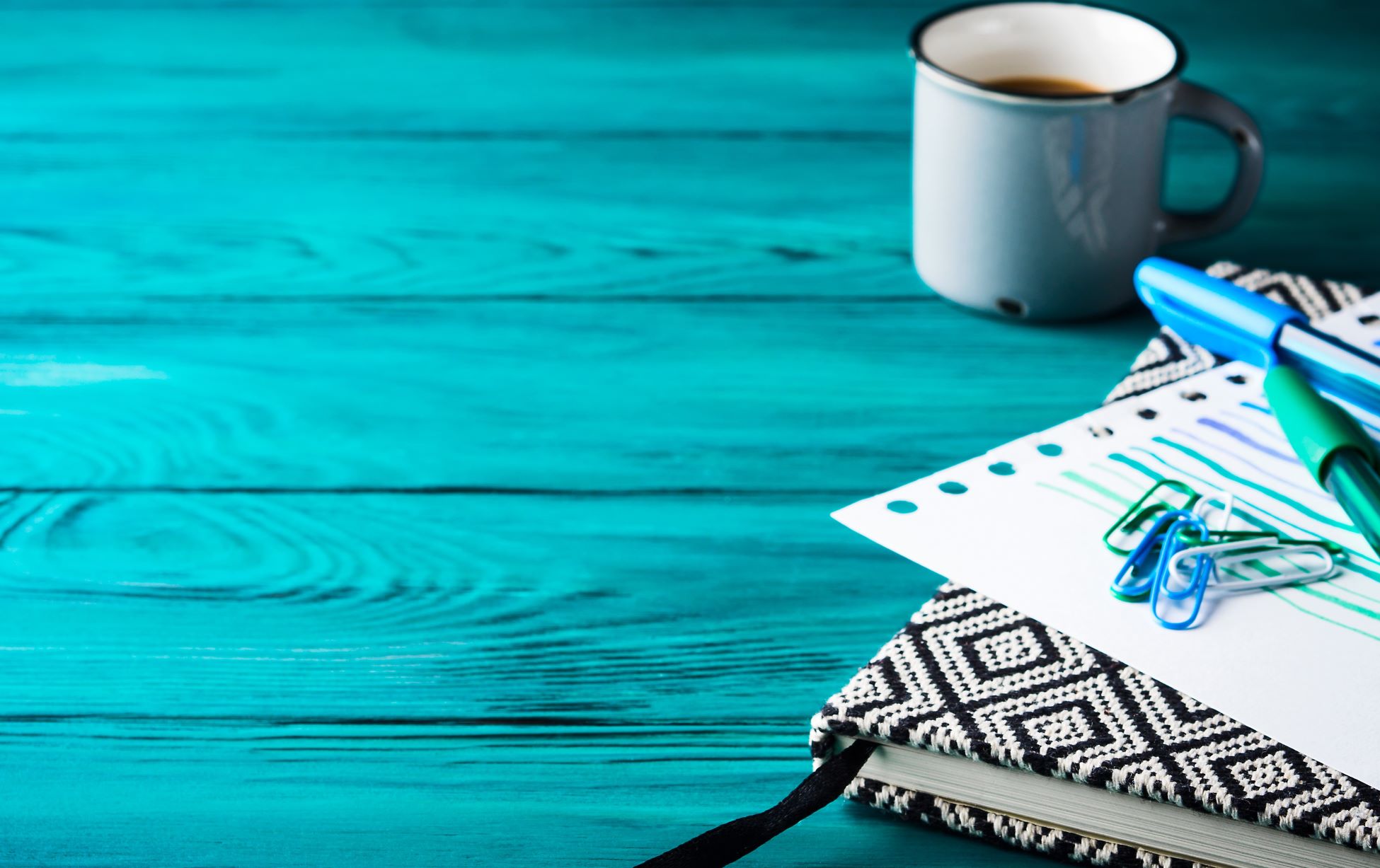 Coffee and Notebook - for writers