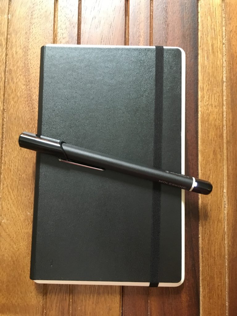 Moleskin Smart Writing set notebook and pen