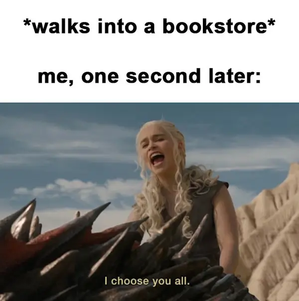 reader meme  - bookstore
